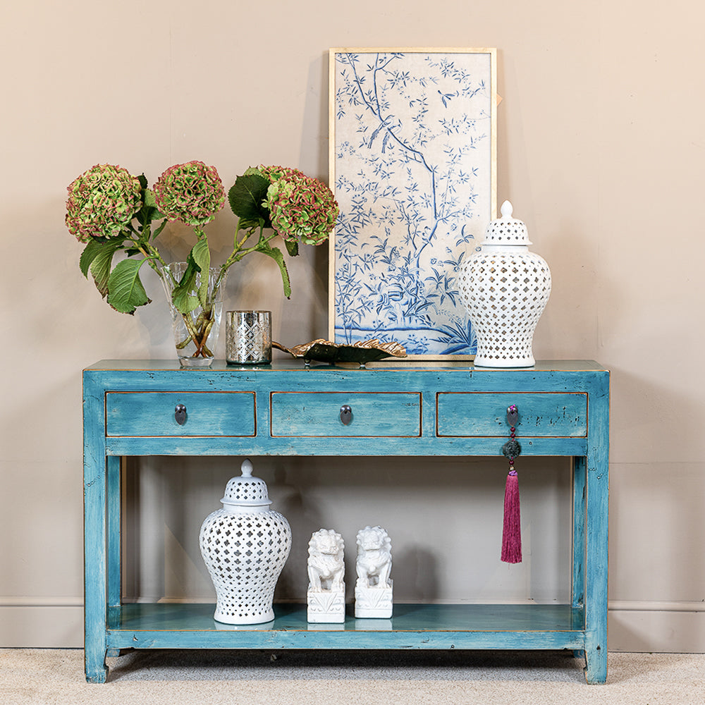 KOWLOON Blue Console Table | ORCHID | Orchid